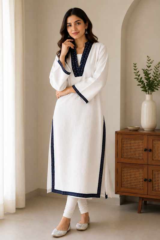 White Long Kurta