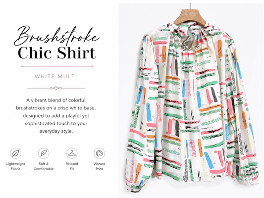 Brushstroke Chic Shirt