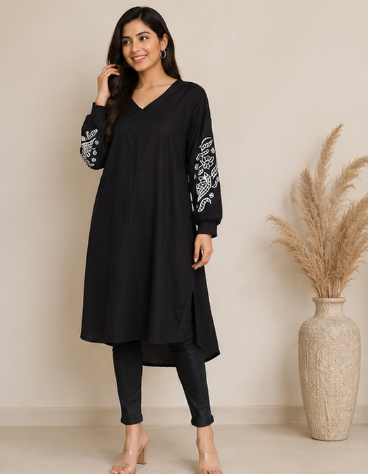 Black Kurta