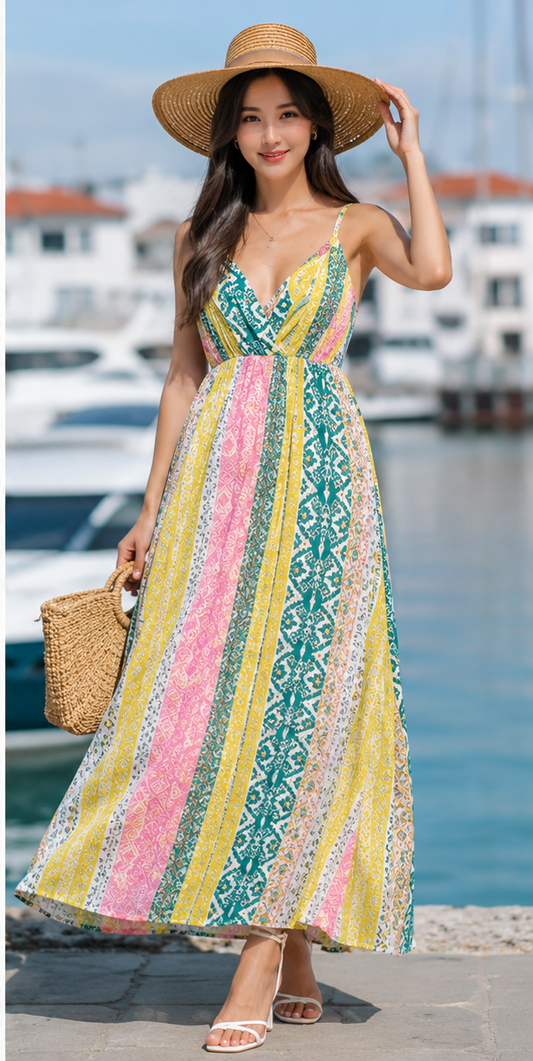Coastal Muse Maxi Dress