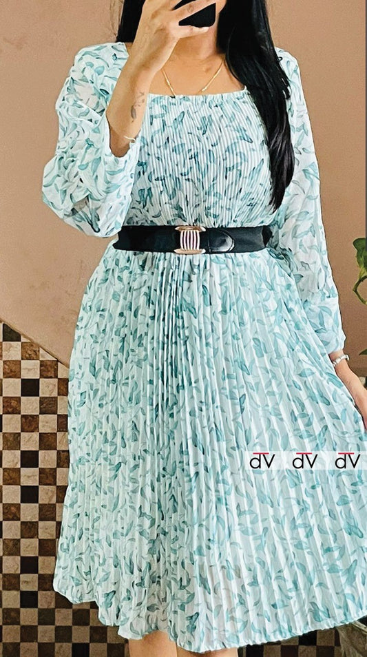Georgette A-Line Dress